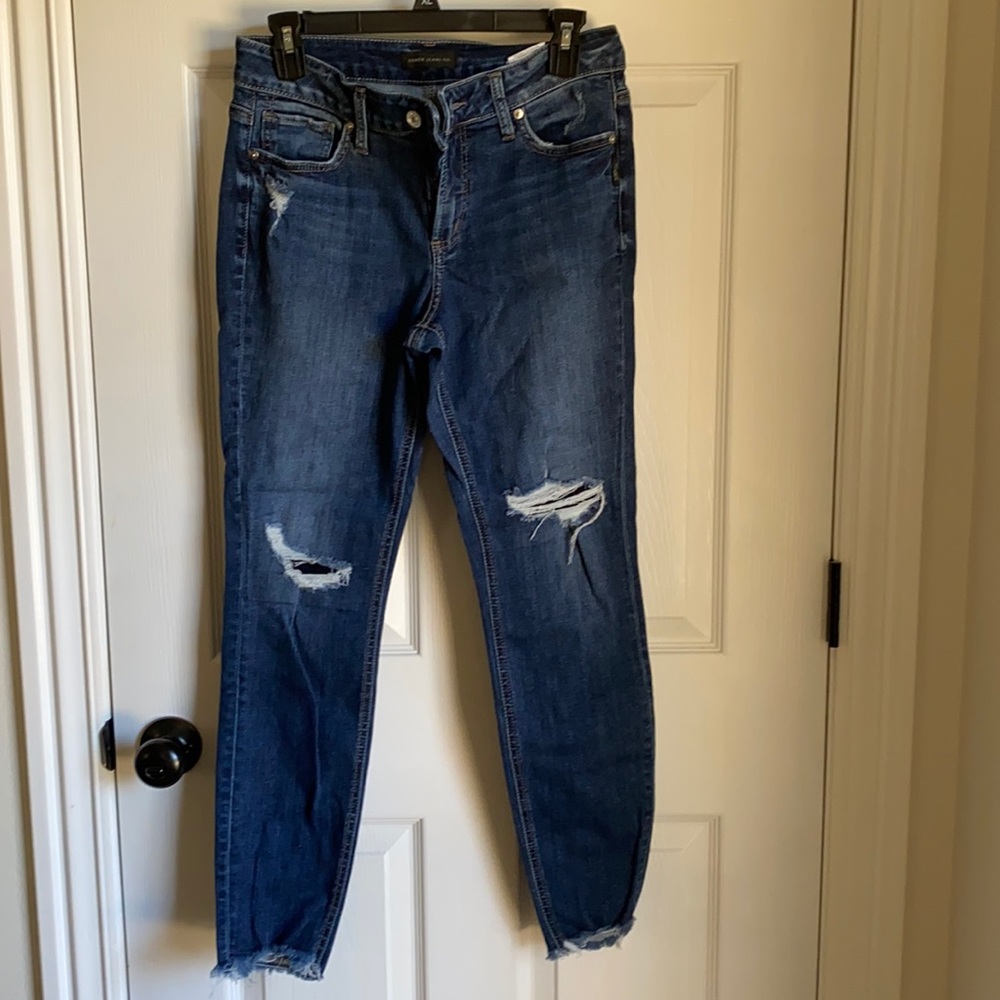 Silver Ankle Jeans